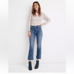 Madewell Cali Demi-Boot Jeans in Fleetwood Wash